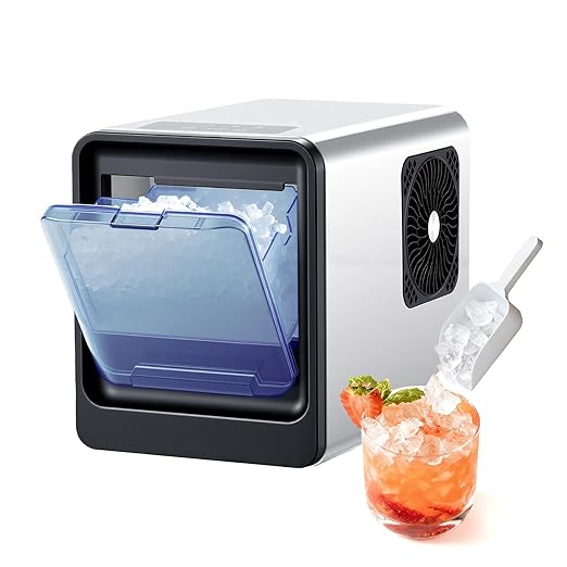 VEVOR Countertop Ice Maker, 33 lbs per Day, Self-Cleaning Portable Machine by VEVOR