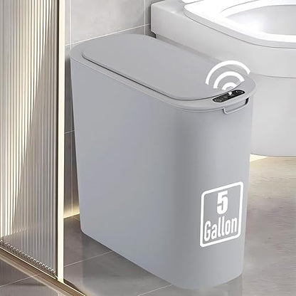 TIPGO 5 Gallon Motion Senor Bathroom Trash Can by TIPGO