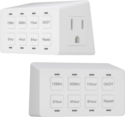 TG 8-Hour Indoor Countdown Plug-in Timer, Timer by TG