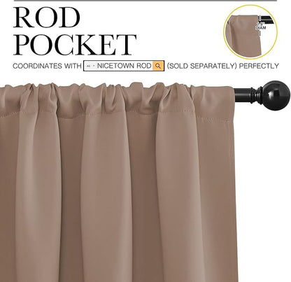 NICETOWN Kitchen Window Blackout Curtains - Image 3