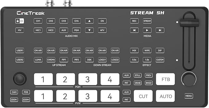 Stream SH 2HDMI & 2SDI Pro Video Switcher Mixer by CINETREAKTechnology