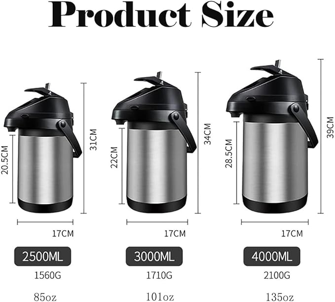 135 oz&4L Airpot Coffee Carafe Thermal - Image 6