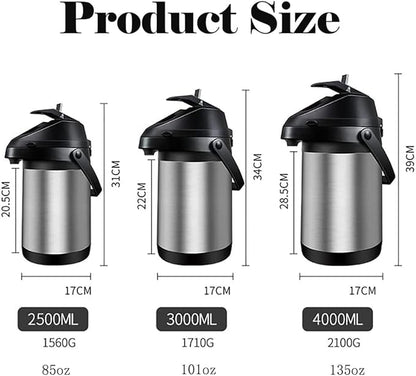 135 oz&4L Airpot Coffee Carafe Thermal - Image 6