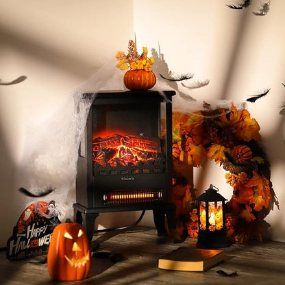 TURBRO Suburbs TS17Q Infrared Electric Fireplace Stove, Realistic Flame - Image 7