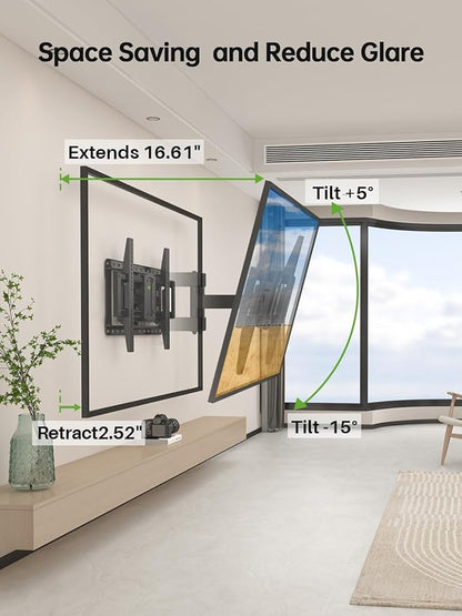 USX MOUNT UL Listed Full Motion TV Wall Mount - Image 4