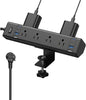 40W Fast Charging Station, Desk Clamp Power Strip, 4 USB-C Ports & 8 AC Outlets by VILONG