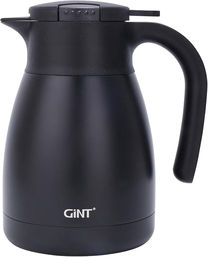 GiNT 1L / 34Oz Thermal Coffee Carafe, Insulated Stainless Steel Coffee Carafes by WelcometoGiNT