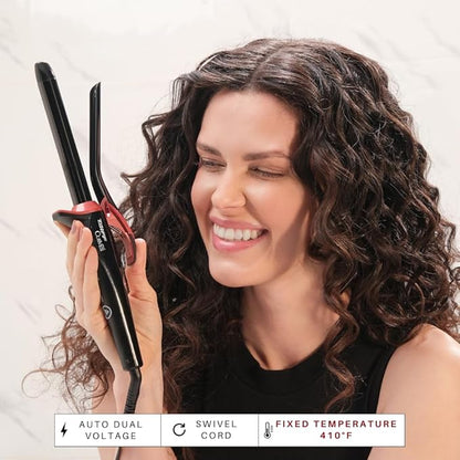 TAIFF Curves Professional Black Titanium Curling Iron – High-Performance Hair - Image 6