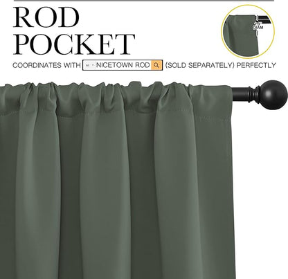 NICETOWN Bedroom Curtains Blackout Draperies - Image 3