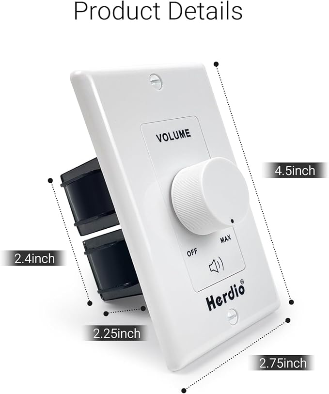 Herdio 100W Volume Control Knob - Image 5