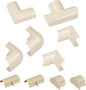 D-Line Medium Cable Raceway Accessory Pack, Join 1.18in x 0.59in Cord Cover by D-LineUSAinc