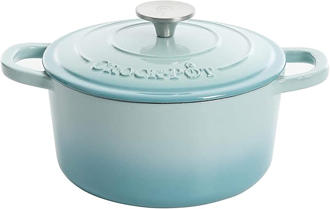 Crock-Pot Artisan Round Enameled Cast Iron Dutch Oven, Blush Pink by Crock-PotBrand