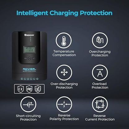 Renogy Solar Charge Controller Rover 40A 12V24V Auto Parameter DC Input MPPT - Image 4