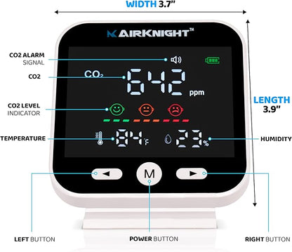 AirKnight Monitoring CO2 Monitor Indoor - Image 2