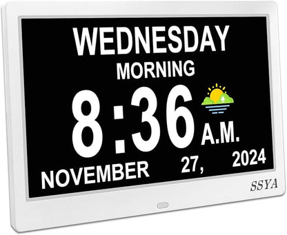 SSYA Dementia Clock for Seniors, Digital Clock by SSYA