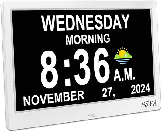 SSYA Dementia Clock for Seniors, Digital Clock by SSYA