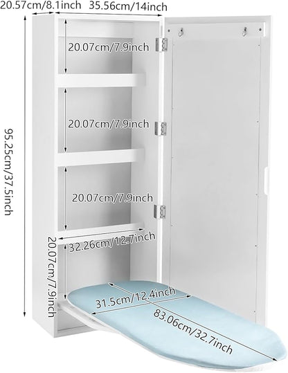 Wall Mounted Ironing Board Cabinet - Image 2