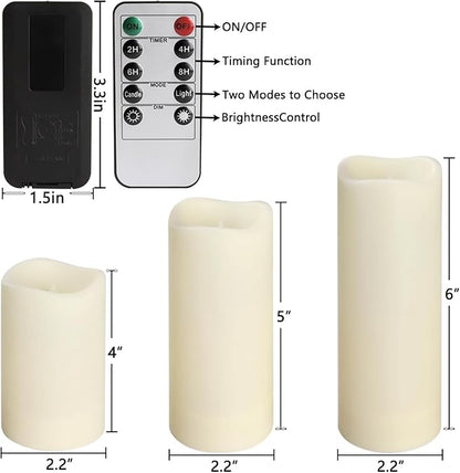 Set of 24 Waterproof Outdoor Flameless Candles, LED Candles - Image 6