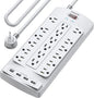18 Outlets Surge Protector Power Strip by POWSAV