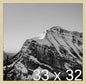 Frame It Easy 33 x 32 Wheat Wood Frame by FrameItEasy