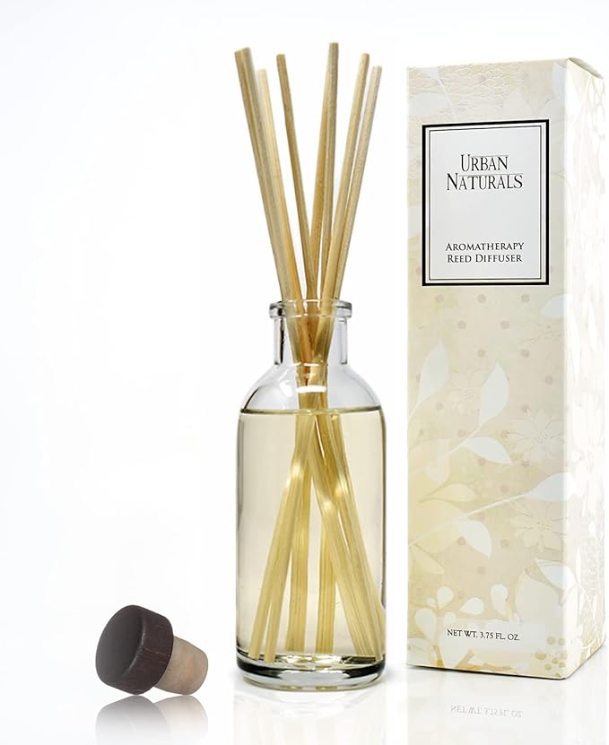 Urban Naturals Gardenia Blossoms Reed Diffuser Set by UrbanNaturals
