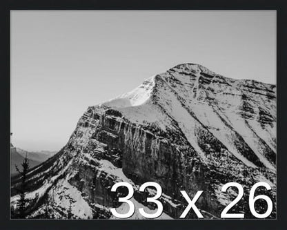 Frame It Easy 33 x 26 Black Wood Frame by FrameItEasy