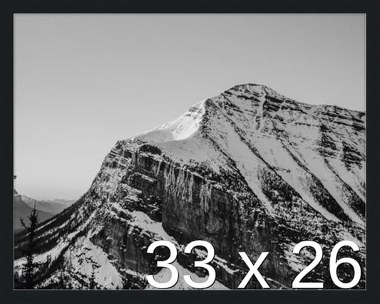 Frame It Easy 33 x 26 Black Wood Frame by FrameItEasy
