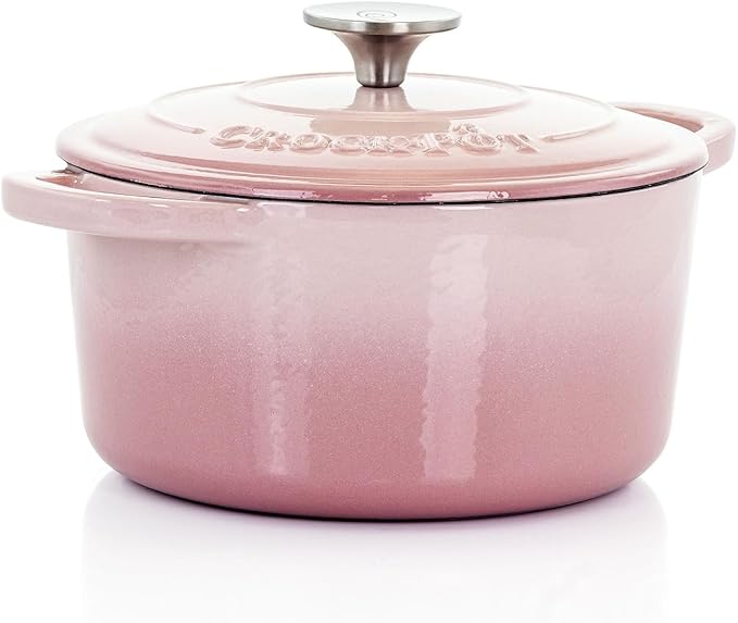 Crock-Pot Artisan Round Enameled Cast Iron Dutch Oven, Pistachio Green by Crock-PotBrand