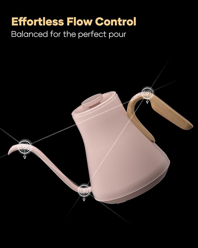 Cocinare FLOW B9 Gooseneck Electric Kettle, Precise Temperature Control - Image 5