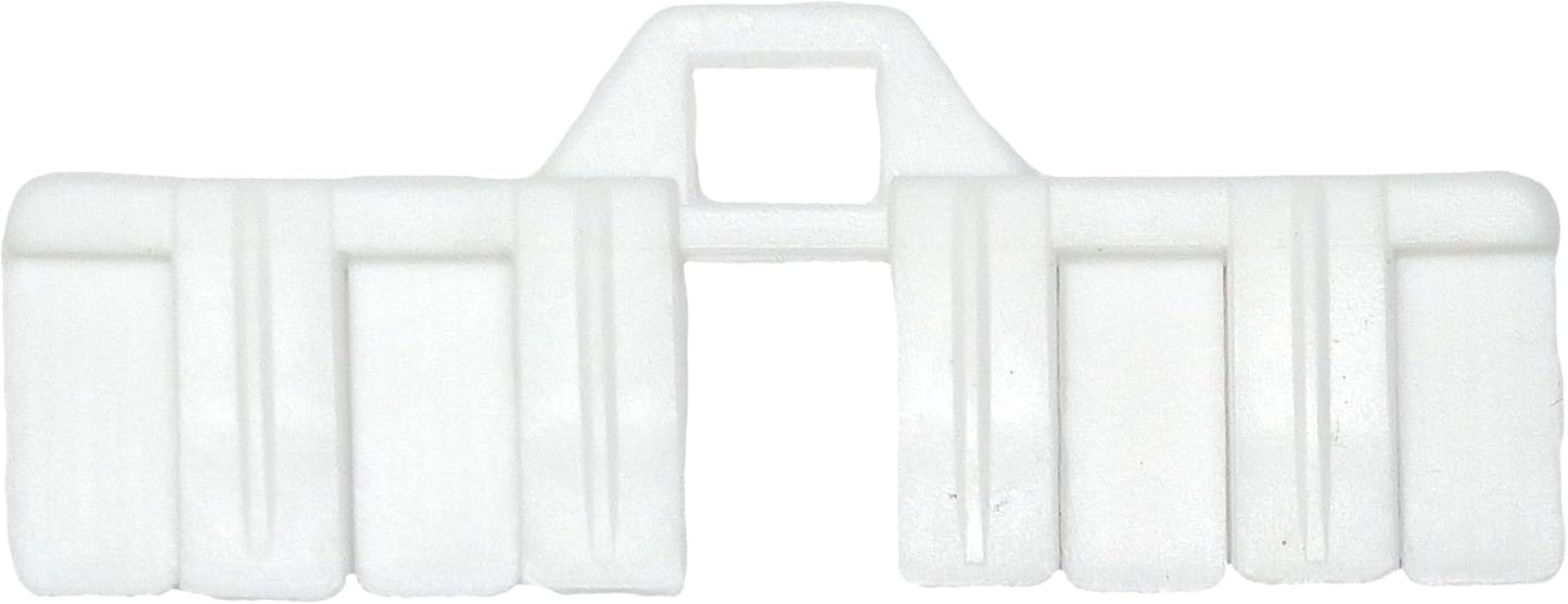 Plastic White 10 pcs Vertical Blind Top Hangers/Clips -Louver Vane Hanger -for 89mm (3.5 inch)