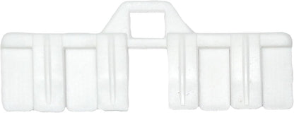 Plastic White 10 pcs Vertical Blind Top Hangers/Clips -Louver Vane Hanger -for 89mm (3.5 inch)