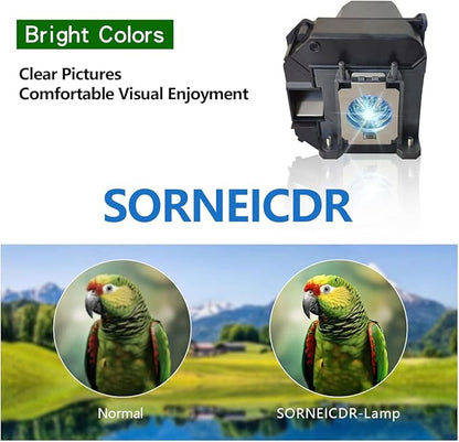 SORNEICDR ELP LP60 Replacement Projector Lamp Bulb Compatible - Image 3