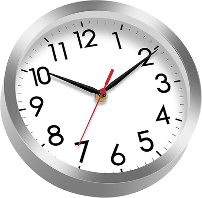 AKCISOT Wall Clock, Modern Small Wall Clocks Battery Operated 8 Inch, Silent - Image 9
