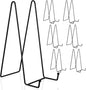 Dimeho 6 Pack 10 Inch Metal Plate Holder Black Display Stand Decorative Easel by Dimeho