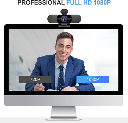 EMEET 1080P Webcam with Microphone, C960 Web Camera, 2 Mics Streaming Webcam - Image 2