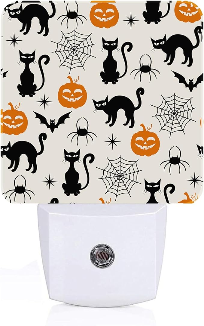 FSHVQKD Halloween Black Cat Night Light, Plug Into Wall by Unknown