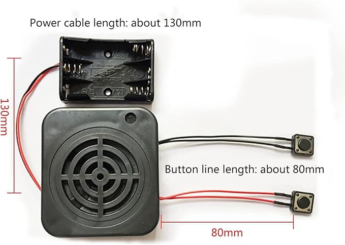 Estink Voice Recording Box, 2/4 Minutes 3W DIY Voice Recording Box Playback - Image 5