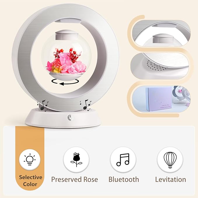 LoveLin Magnetic Levitation Circle Table Lamp - Image 3