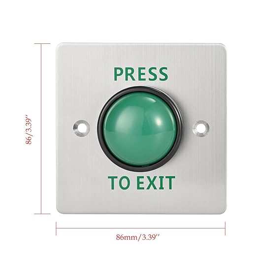 Push to Exit Button for Door Access Control Big Press Button IP68 Waterproof - Image 4