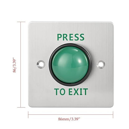 Push to Exit Button for Door Access Control Big Press Button IP68 Waterproof - Image 4