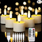 Homemory Flameless Rechargeable Tea Lights by Homemory