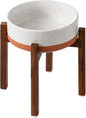 Ceramic 8.2inch Raised Dog Bowl Set, Elevated by Havniva