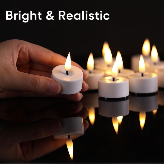 Eywamage White LED Tealights - Image 3