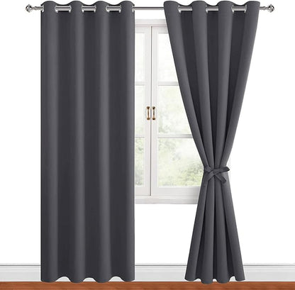 Hiasan Blackout Curtains for Bedroom, 52 x 96 Inches Long - Image 6