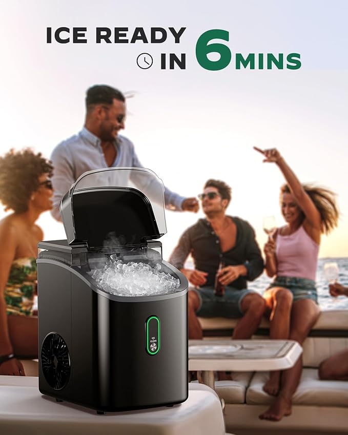 Silonn Nugget Ice Maker Countertop, Pebble Ice Maker - Image 4