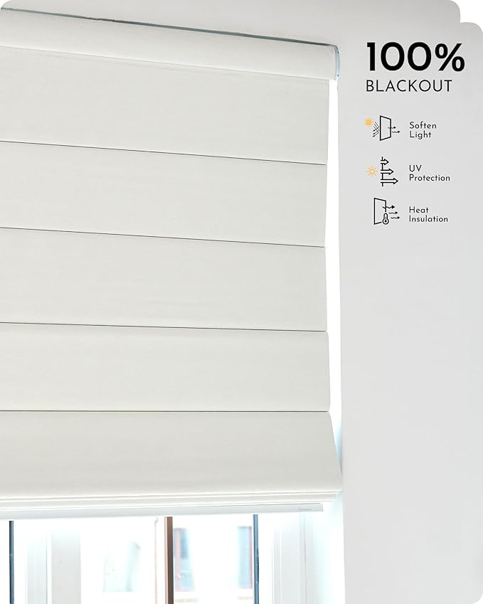 Graywind Smart Roman Shades 100% Blackout Compatible - Image 6