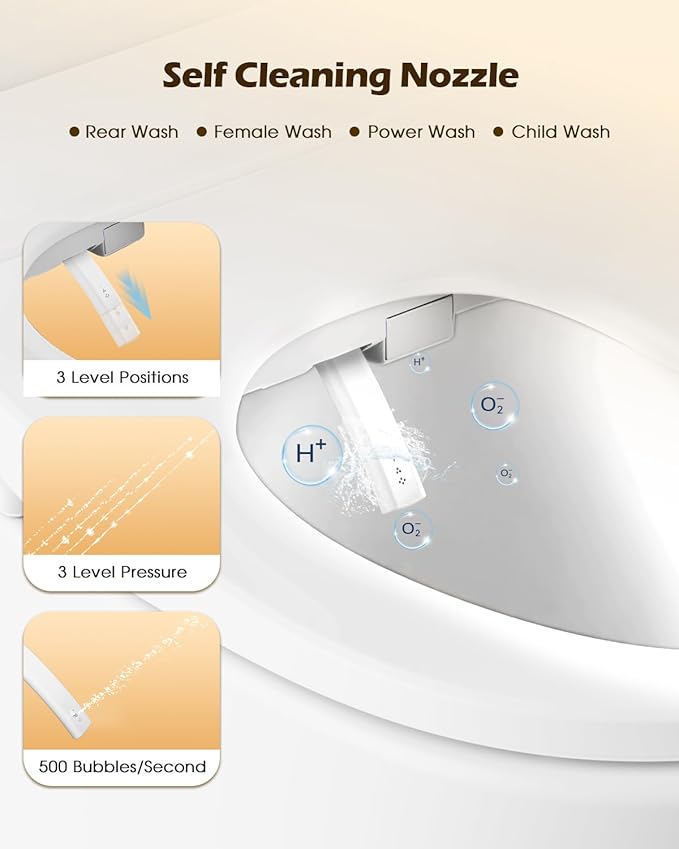 iliD Smart Max Bidet Toilet Seat, Electric Elongated Ecoseat - Image 5