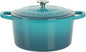 Crock-Pot Artisan 7-Quart Round Dutch Oven – Teal Ombre, Enameled Cast Iron by Crock-PotBrand