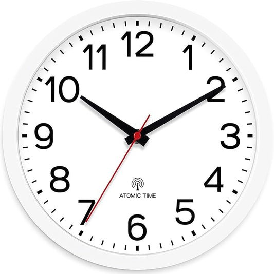 AKCISOT Atomic 10 Inch Wall Clock Analog Clocks by Akcisot