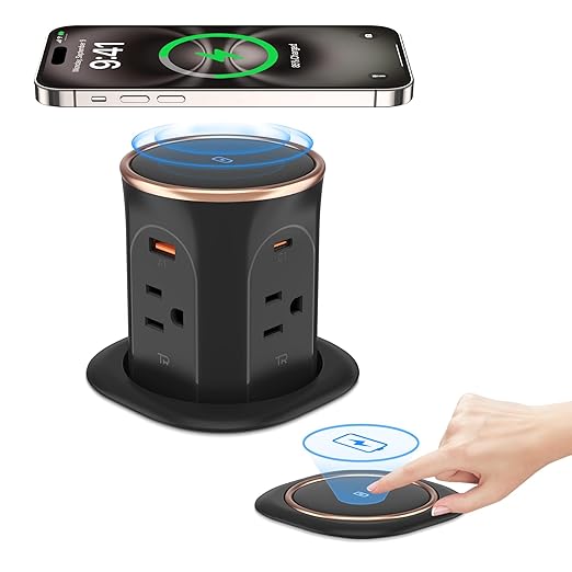 ANNQUAN Motorized Pop Up Countertop Receptacle by ANNQUAN